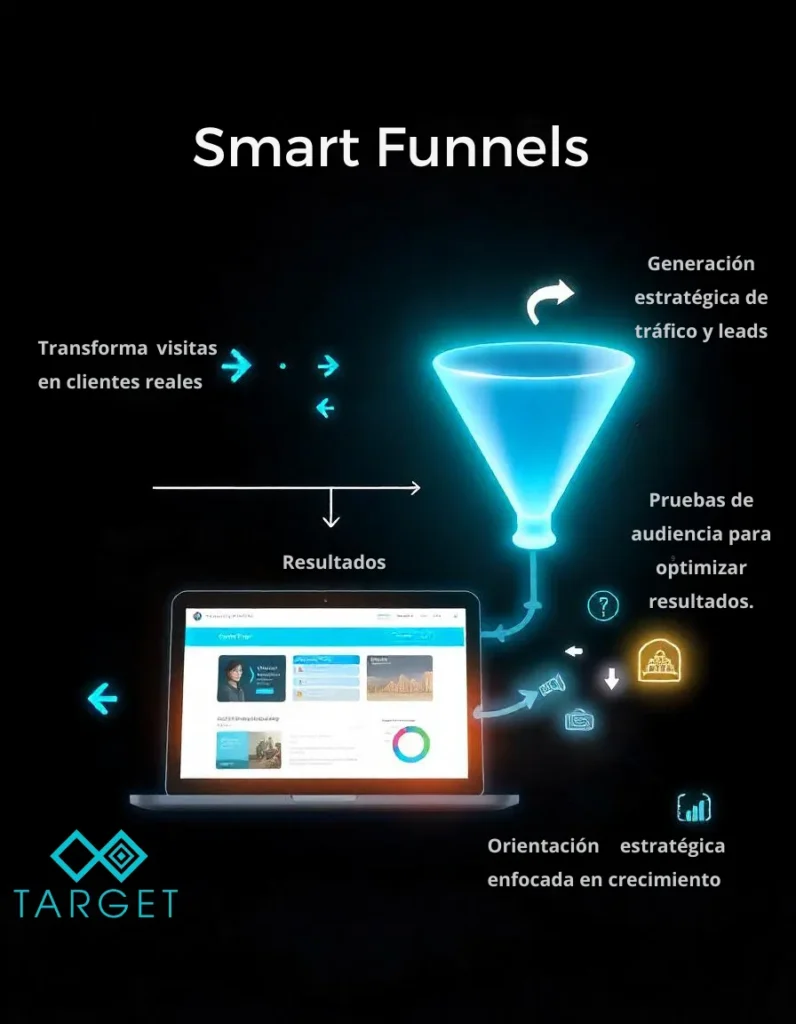 Smart Funnels, target inc, Digital Marketing agency in Florida, 954-243-9151, SEO